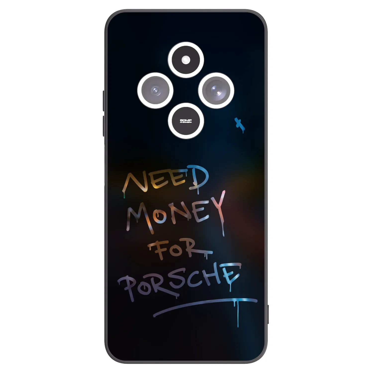 Picasee silikonový černý obal pro Xiaomi Redmi 14C - Neon Nights