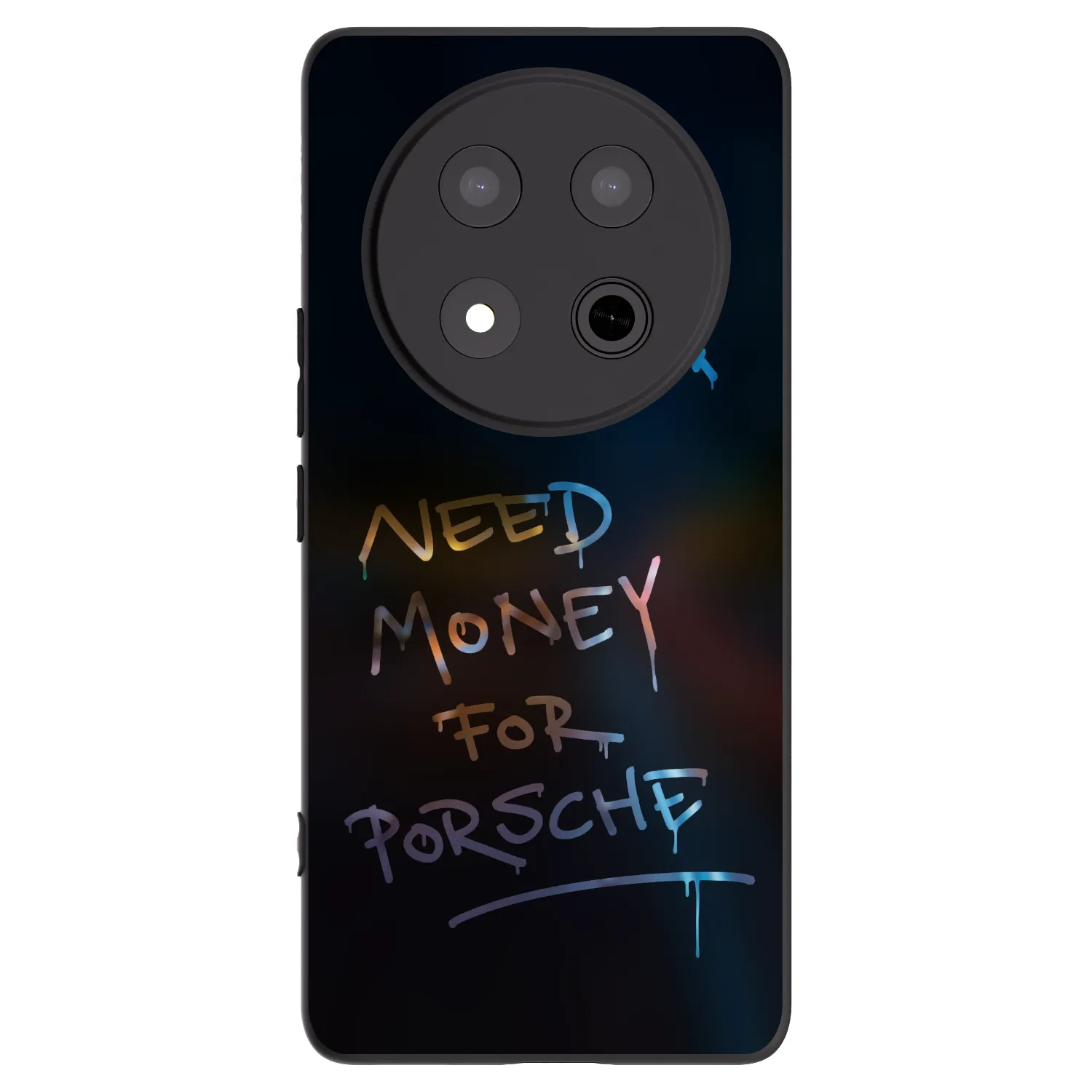 Picasee silikonový černý obal pro Honor Magic7 Lite 5G - Neon Nights