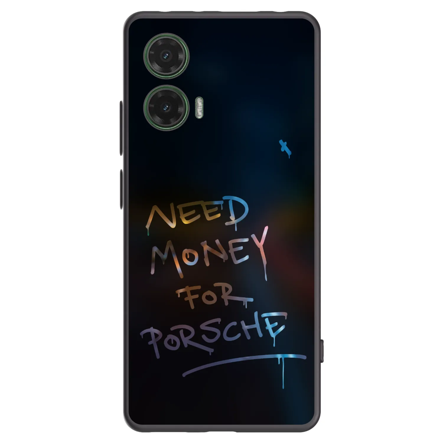 Picasee silikonový černý obal pro Motorola Moto G35 5G - Neon Nights