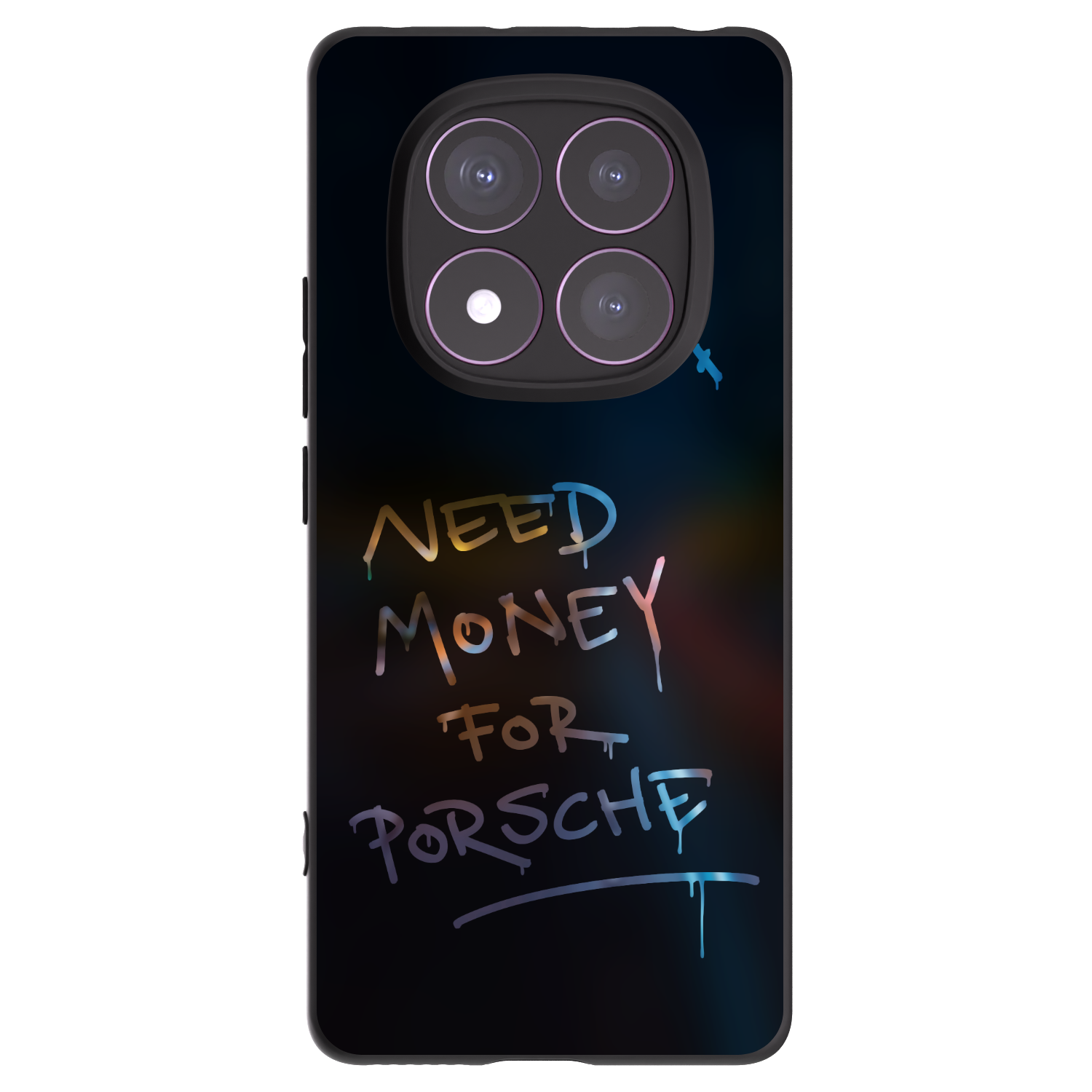 Picasee silikonový černý obal pro Xiaomi Redmi Note 14 Pro 4G - Neon Nights