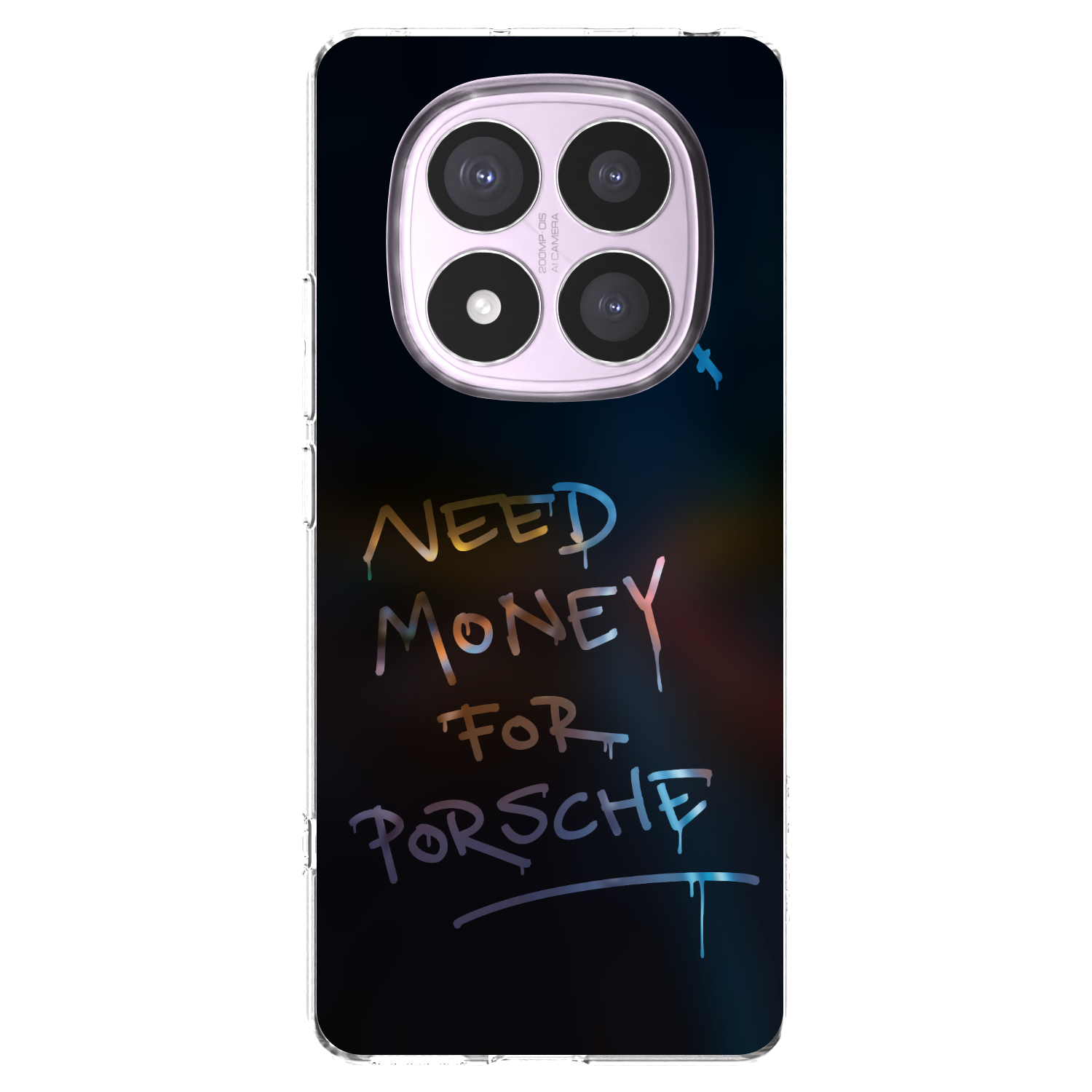 Picasee silikonový průhledný obal pro Xiaomi Redmi Note 14 Pro 4G - Neon Nights