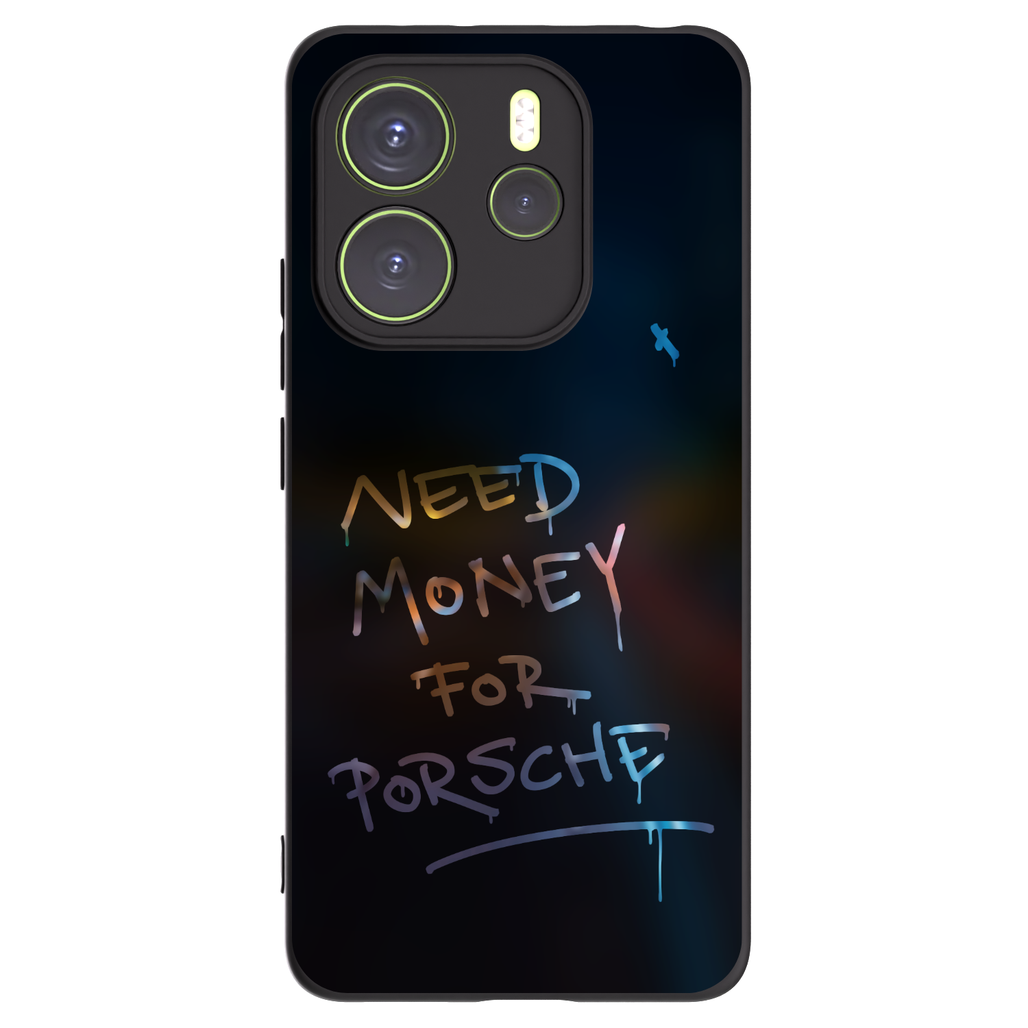 Picasee silikonový černý obal pro Xiaomi Redmi Note 14 4G - Neon Nights