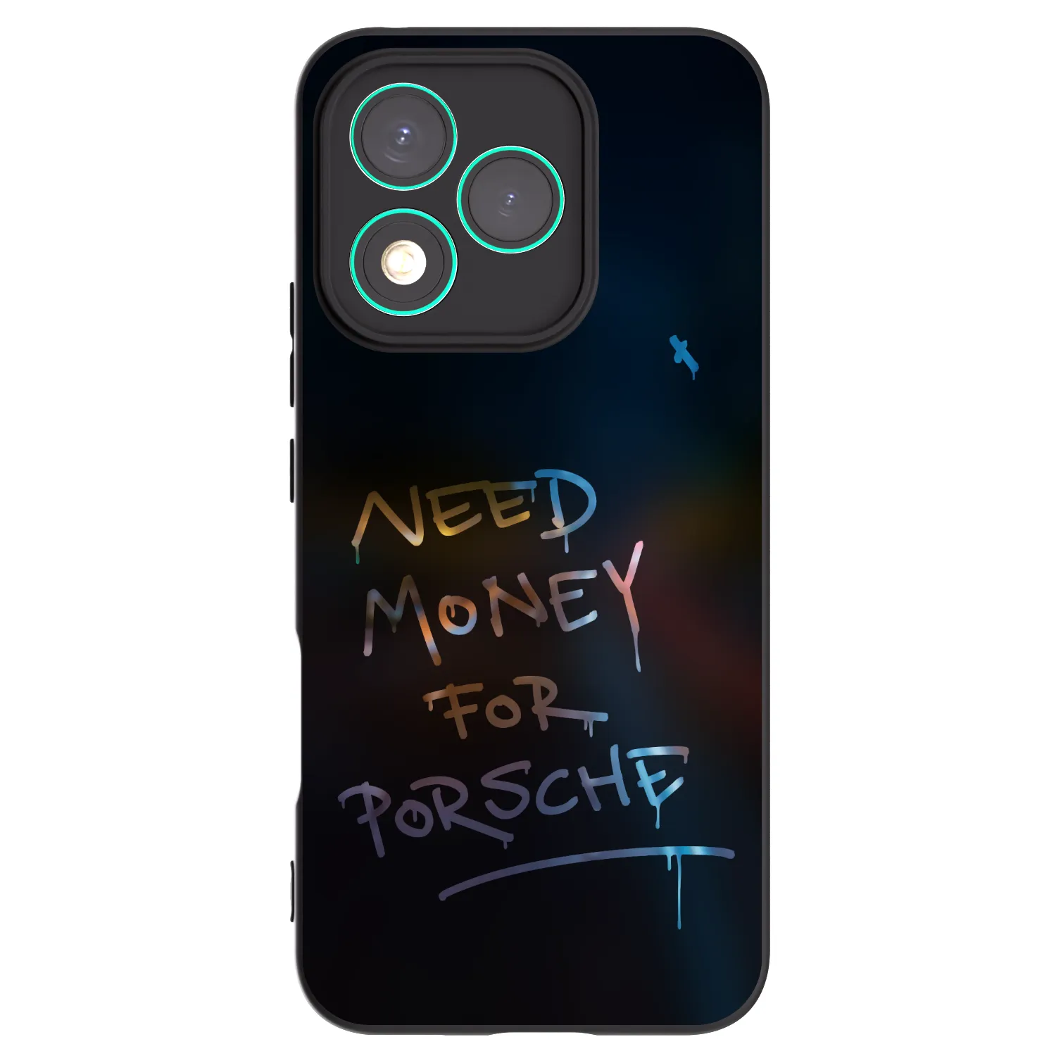 Picasee silikonový černý obal pro Honor 400 Lite 5G - Neon Nights