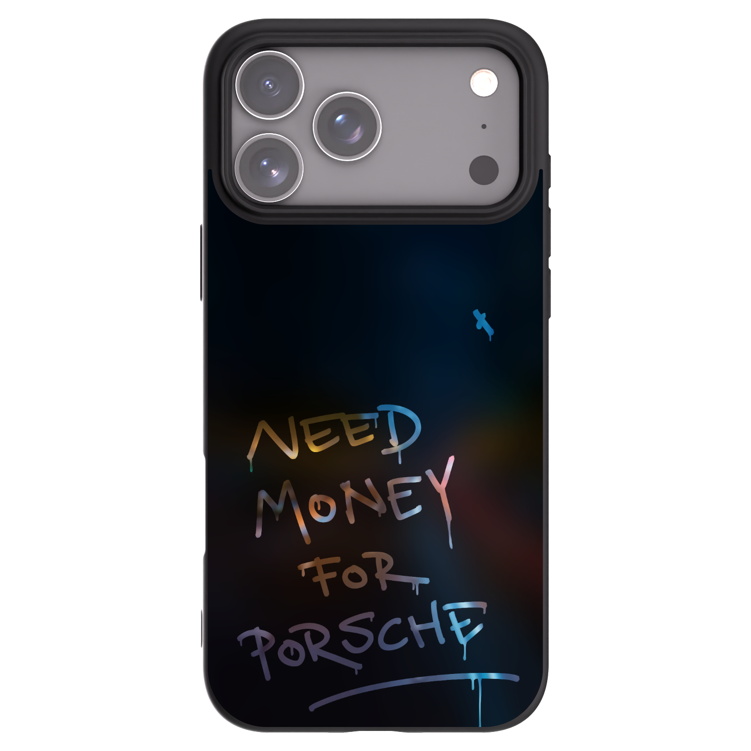 Picasee silikonový černý obal pro Apple iPhone 17 Pro Max - Neon Nights