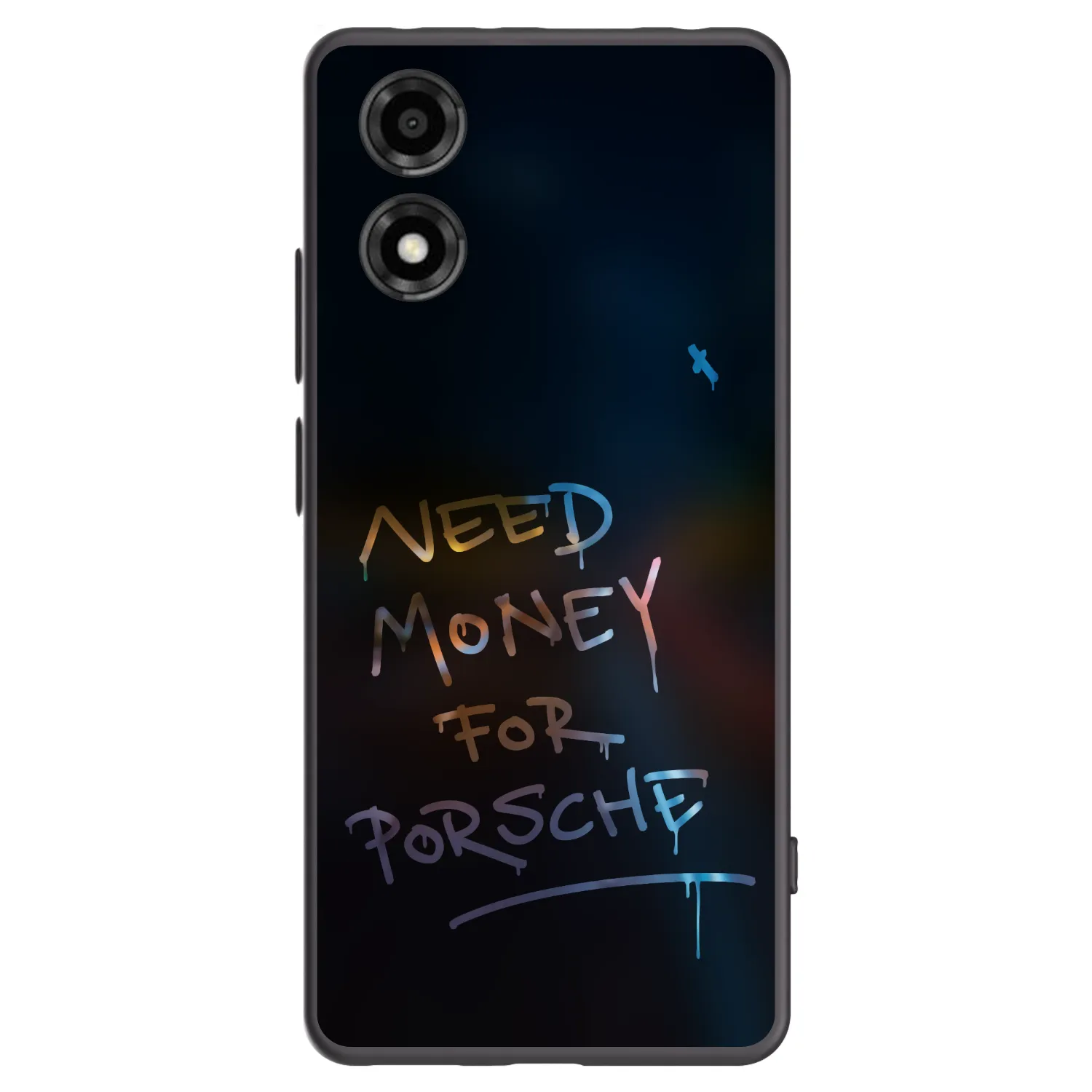 Picasee silikonový černý obal pro Motorola Moto E14 - Neon Nights