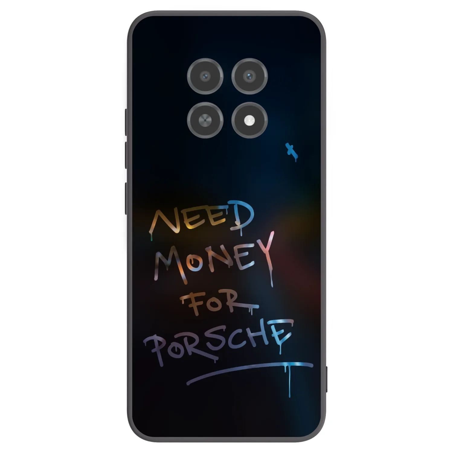 Picasee silikonový černý obal pro Realme 12X - Neon Nights