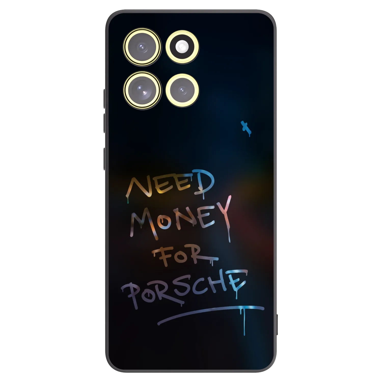 Picasee silikonový černý obal pro Motorola Moto G86 5G - Neon Nights