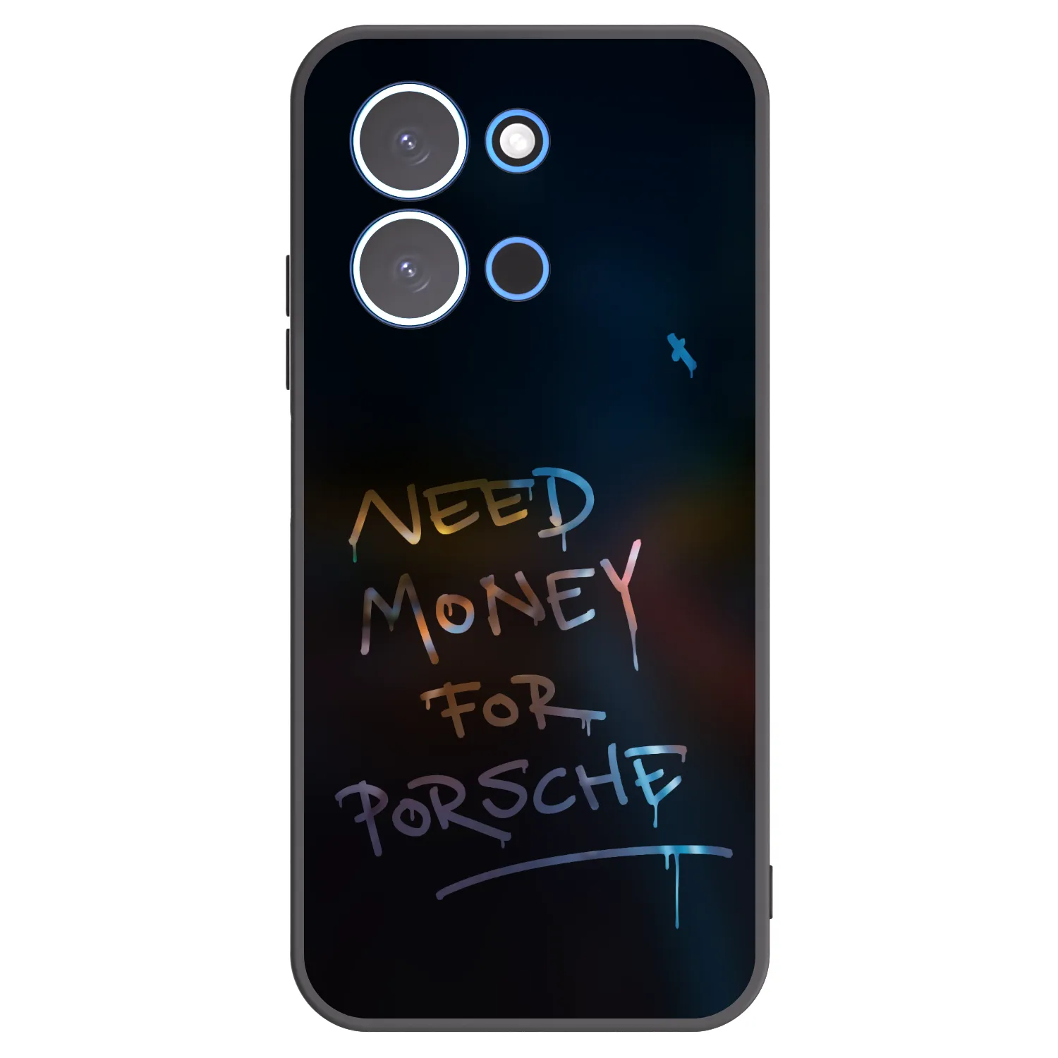 Picasee silikonový černý obal pro Xiaomi Redmi 15C 4G - Neon Nights