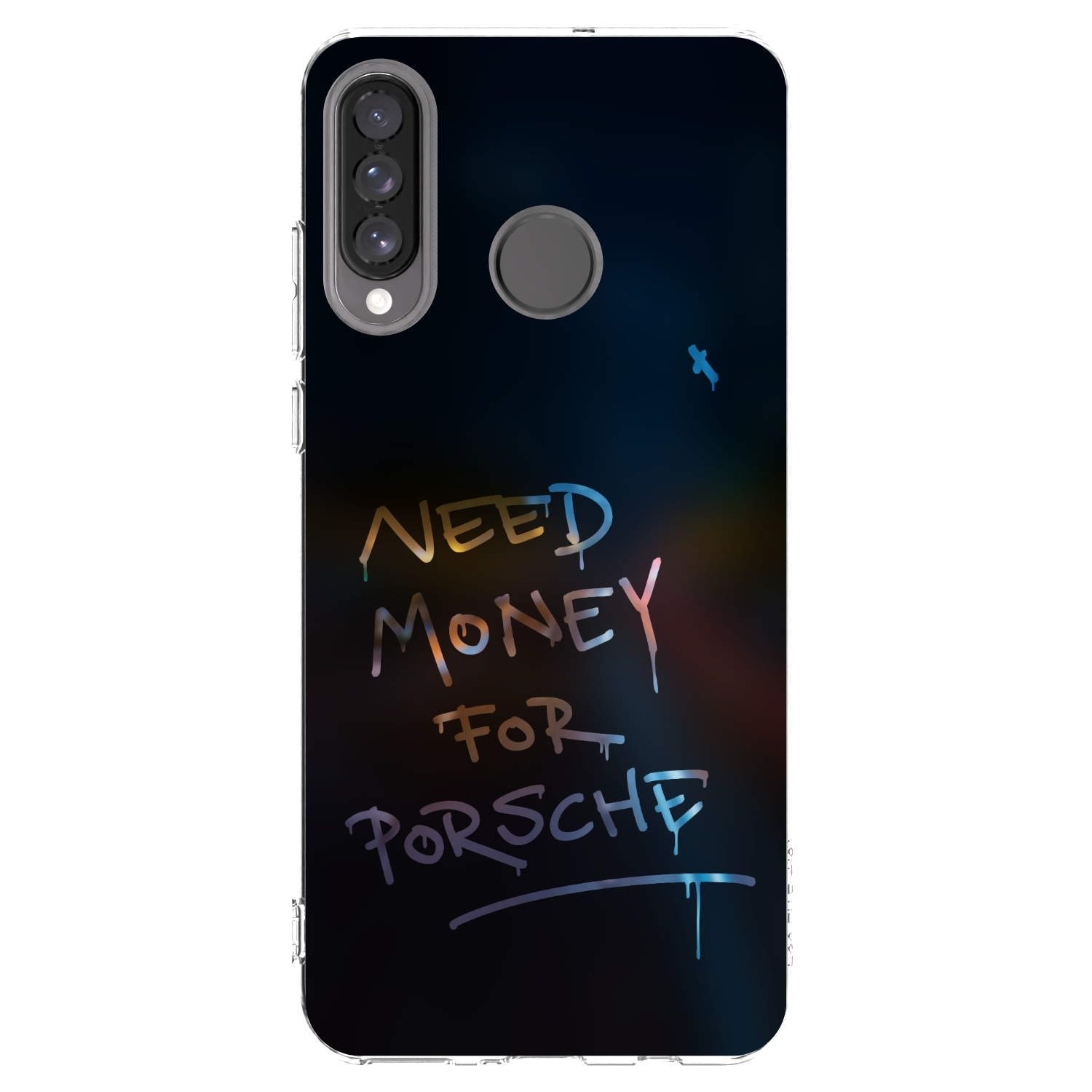 Picasee silikonový průhledný obal pro Huawei P30 Lite - Neon Nights