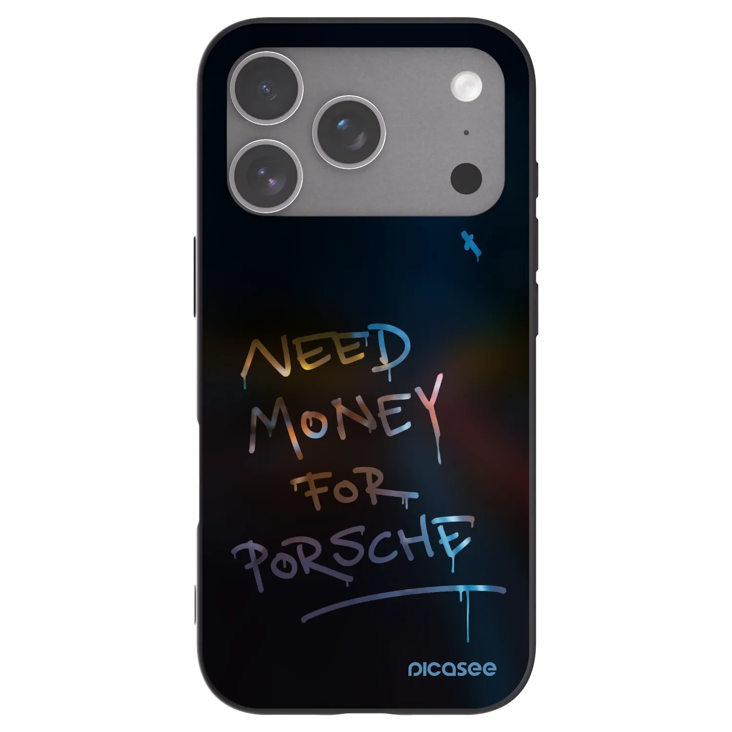 Picasee silikonový černý obal pro Apple iPhone 18 Pro - Neon Nights