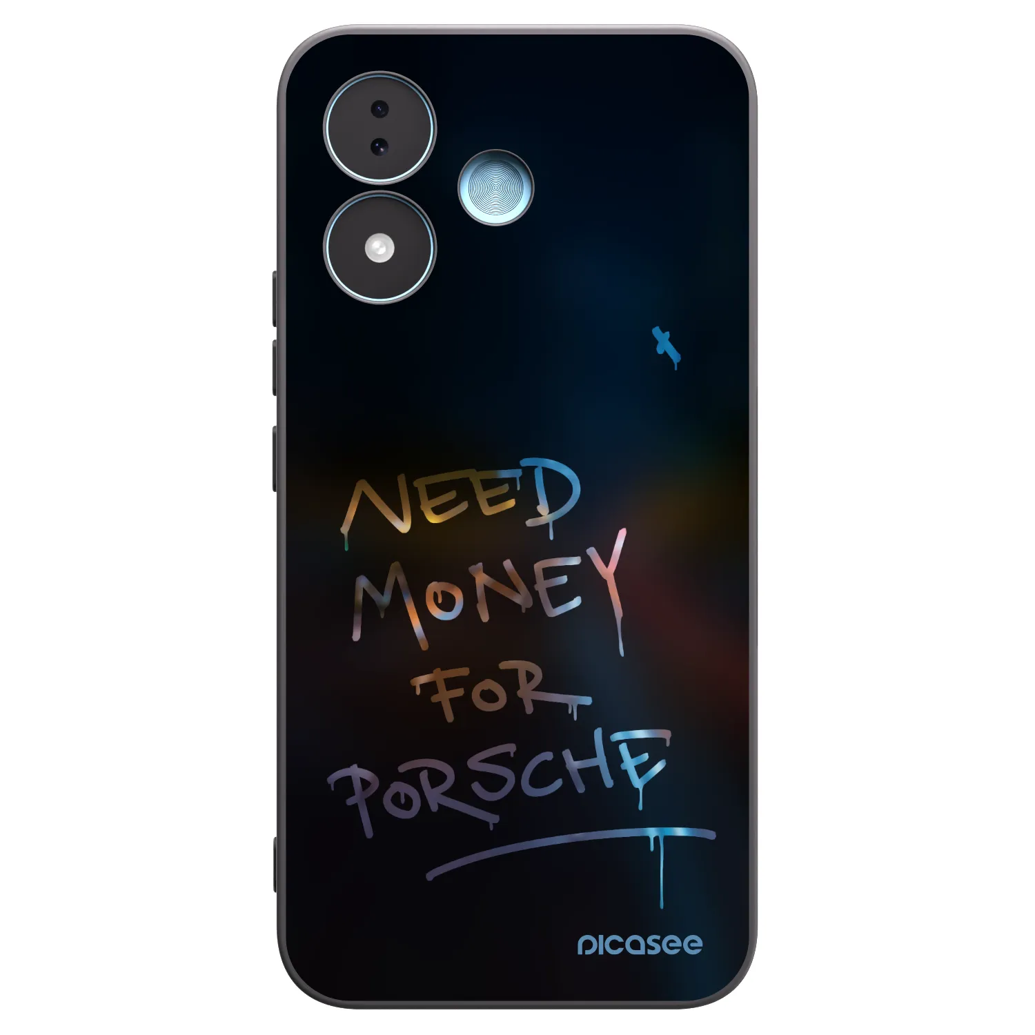 Picasee silikonový černý obal pro Xiaomi Redmi Note 17 5G - Neon Nights