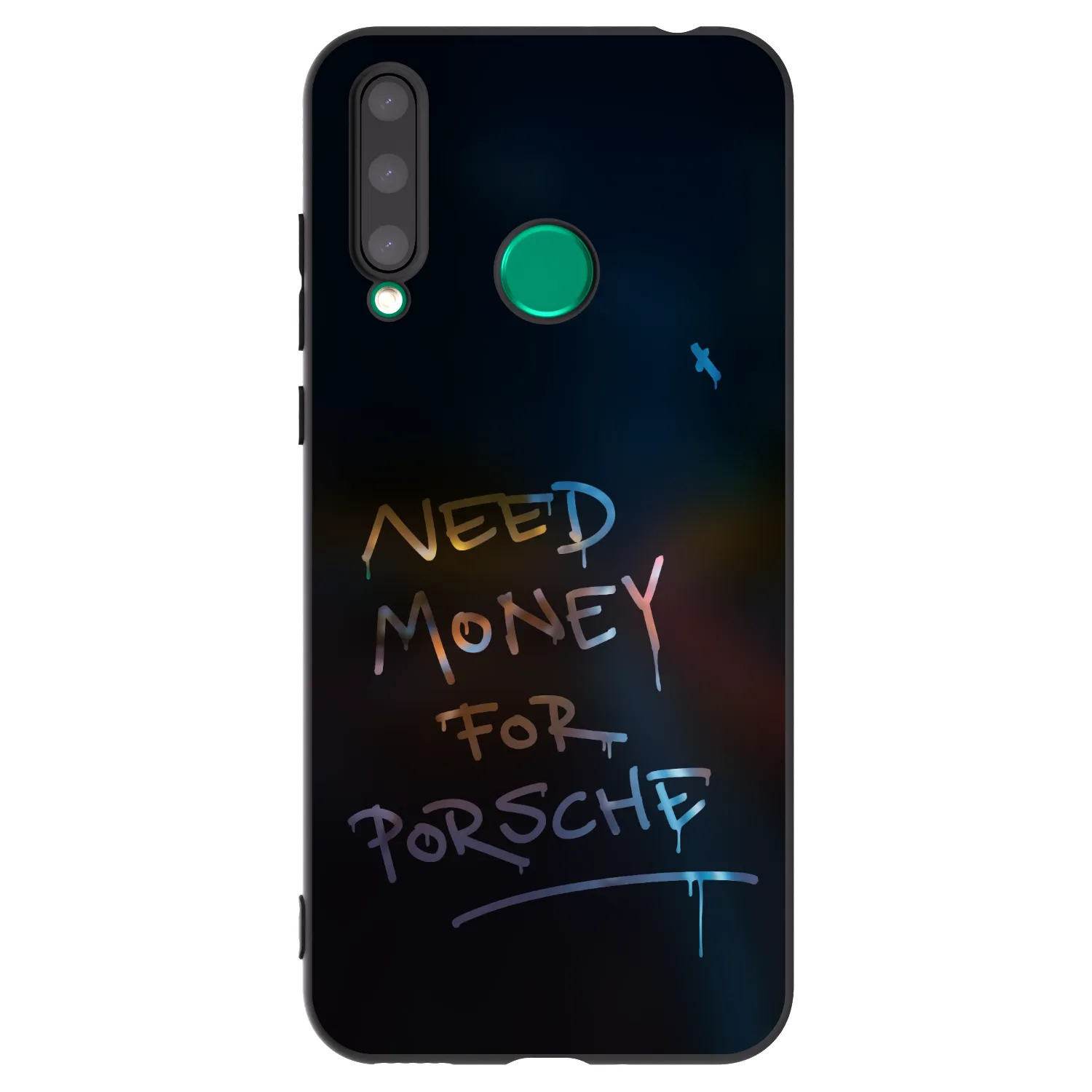 Picasee silikonový černý obal pro Honor 20 Lite - Neon Nights