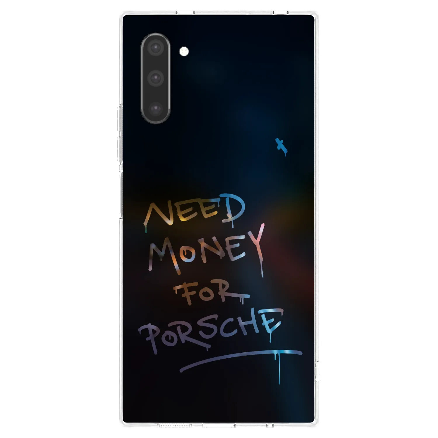Picasee silikonový průhledný obal pro Samsung Galaxy Note 10 N970F - Neon Nights