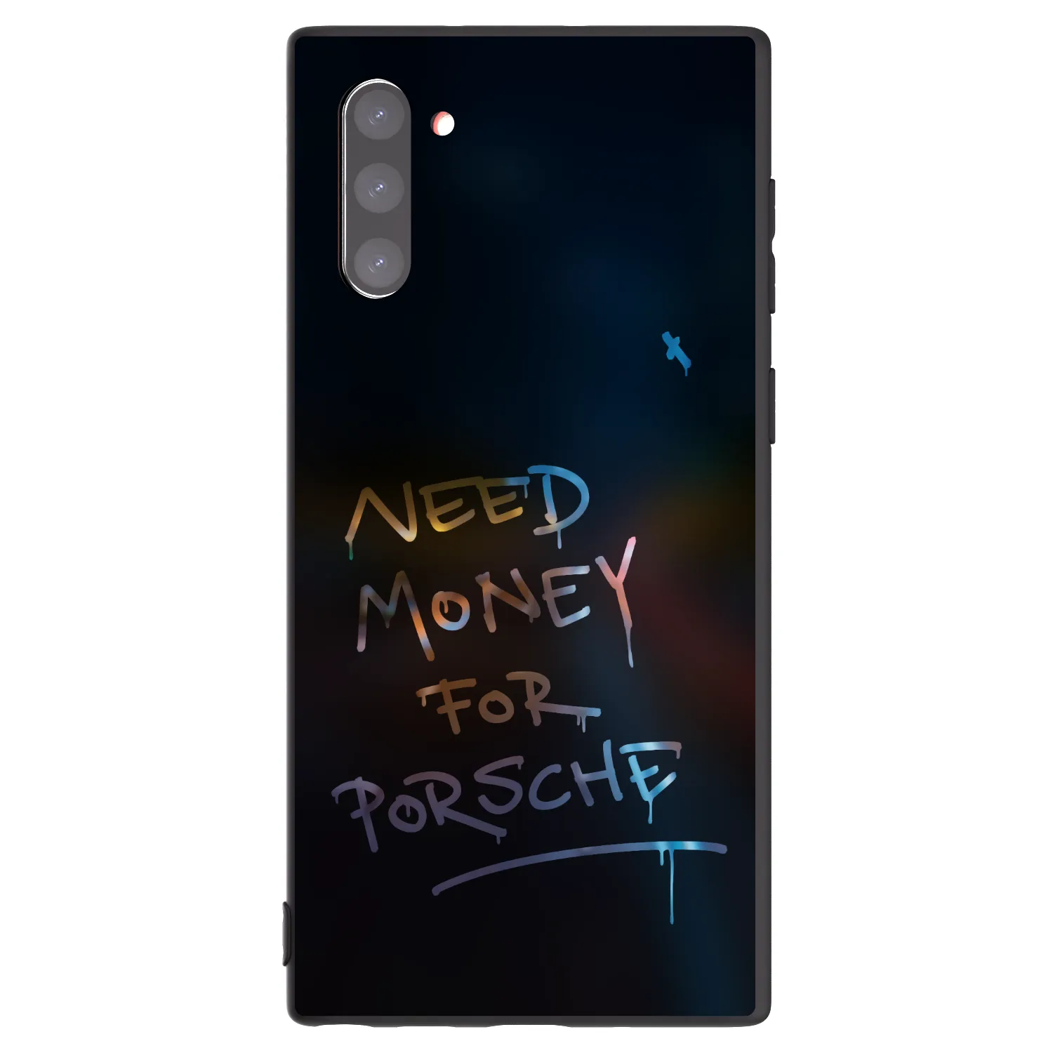 Picasee silikonový černý obal pro Samsung Galaxy Note 10 N970F - Neon Nights