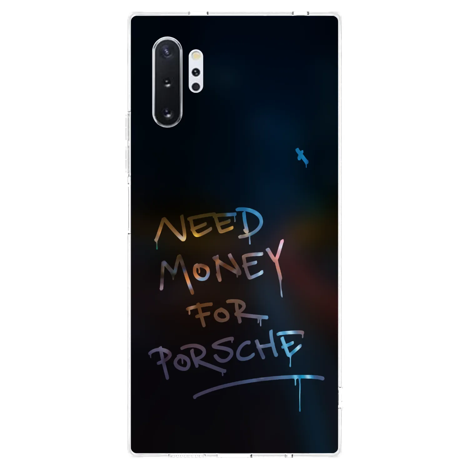 Picasee silikonový průhledný obal pro Samsung Galaxy Note 10+ N975F - Neon Nights