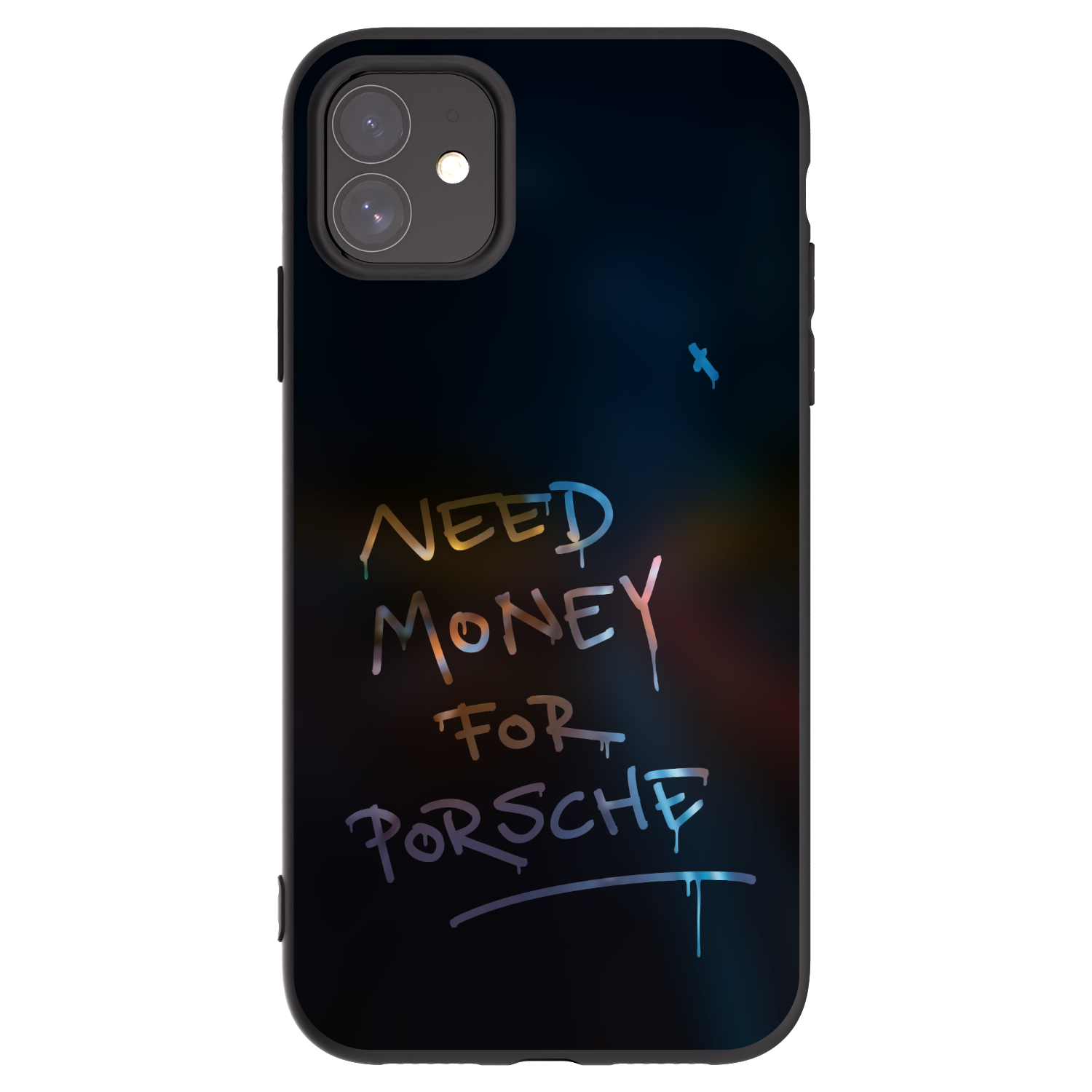 Picasee silikonový černý obal pro Apple iPhone 11 - Neon Nights