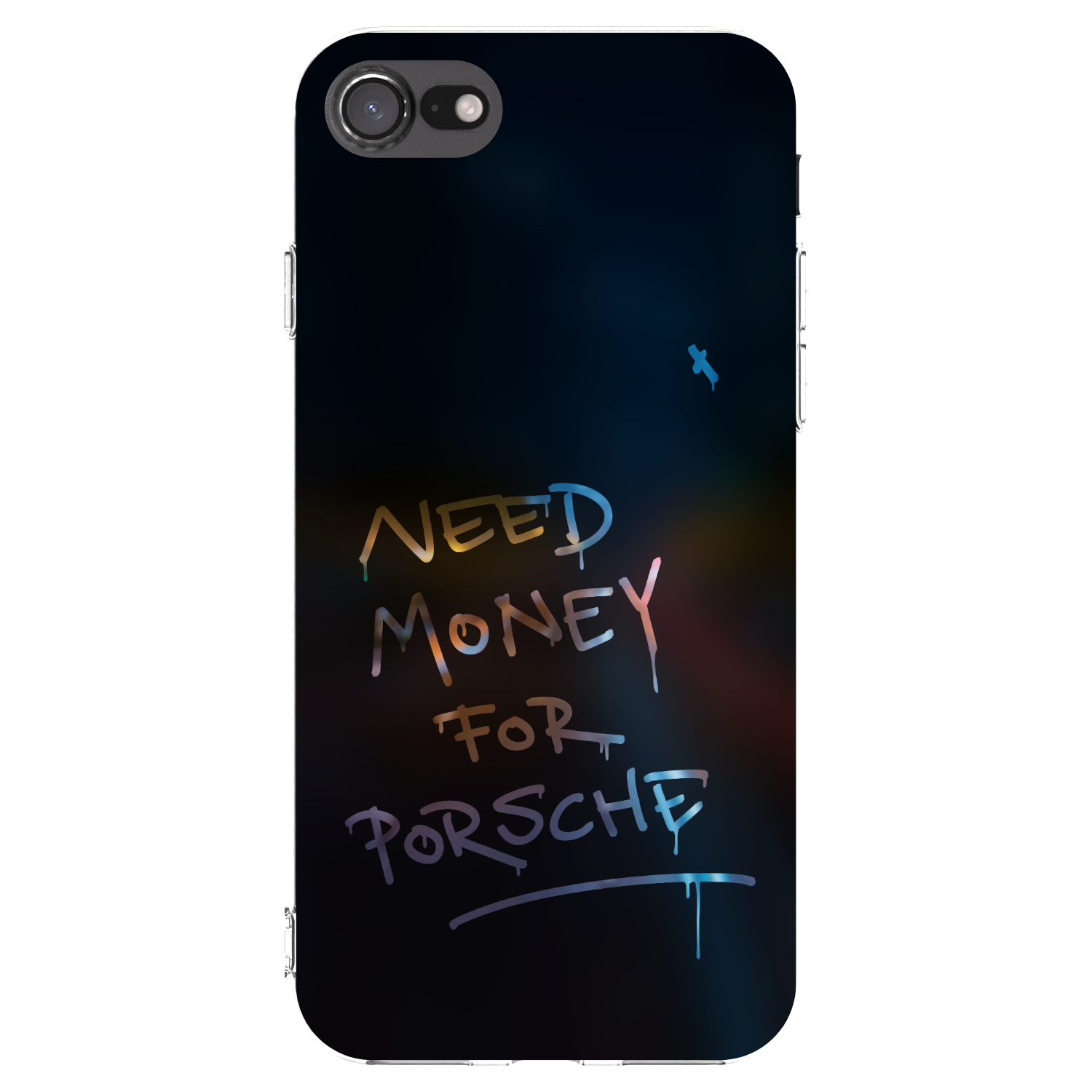 Picasee silikonový průhledný obal pro Apple iPhone 8 - Neon Nights