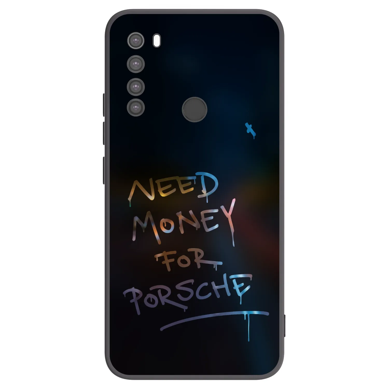 Picasee silikonový černý obal pro Xiaomi Redmi Note 8 - Neon Nights