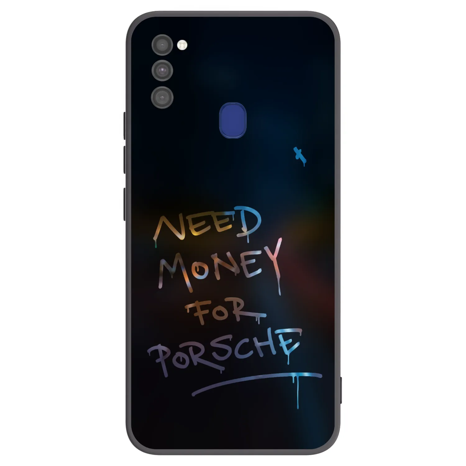 Picasee silikonový černý obal pro Samsung Galaxy M21 M215F - Neon Nights