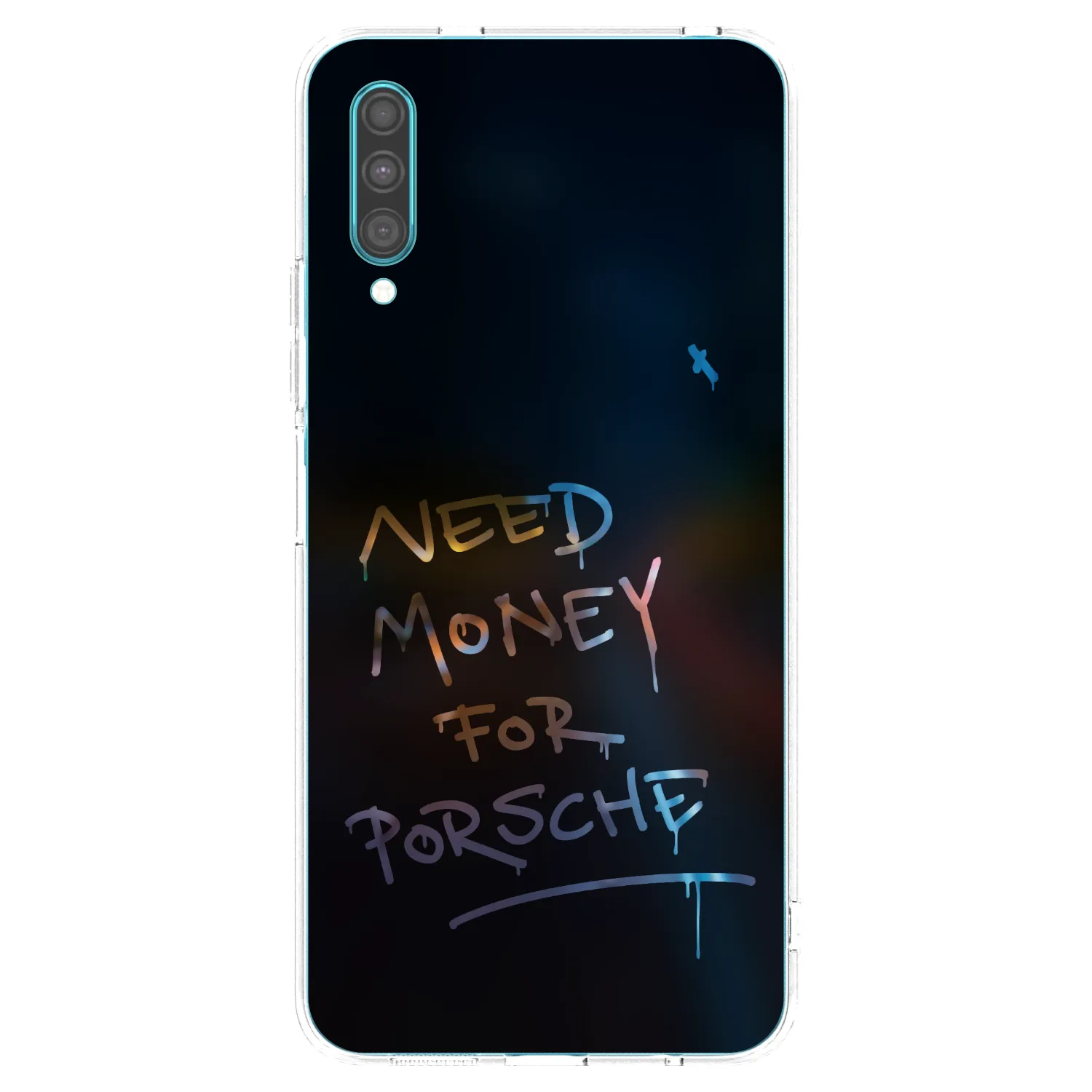 Picasee silikonový průhledný obal pro Samsung Galaxy A30s A307F - Neon Nights