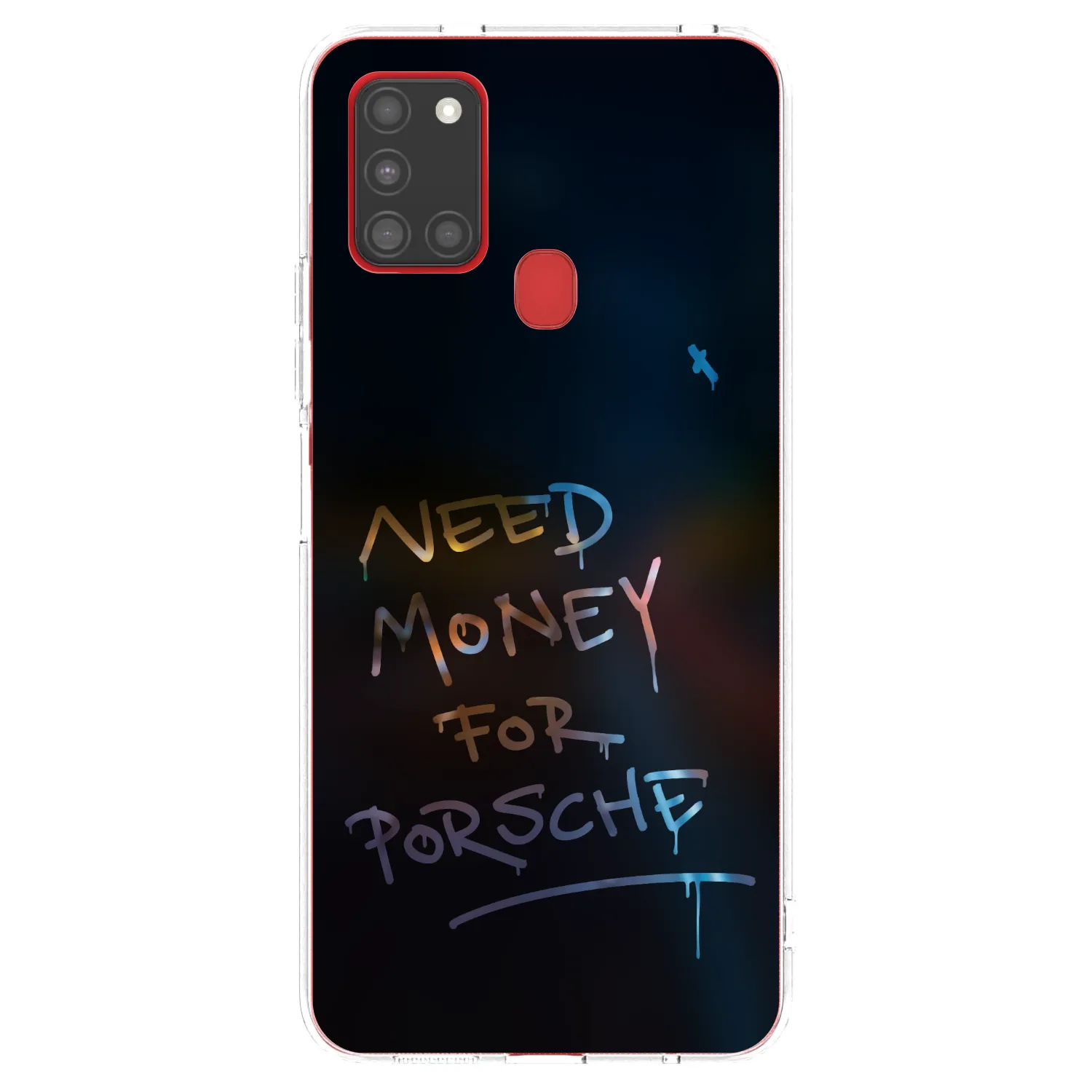 Picasee silikonový průhledný obal pro Samsung Galaxy A21s - Neon Nights