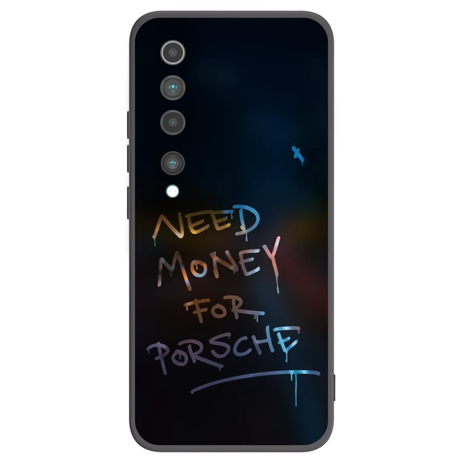 Picasee silikonový černý obal pro Xiaomi Mi 10 - Neon Nights
