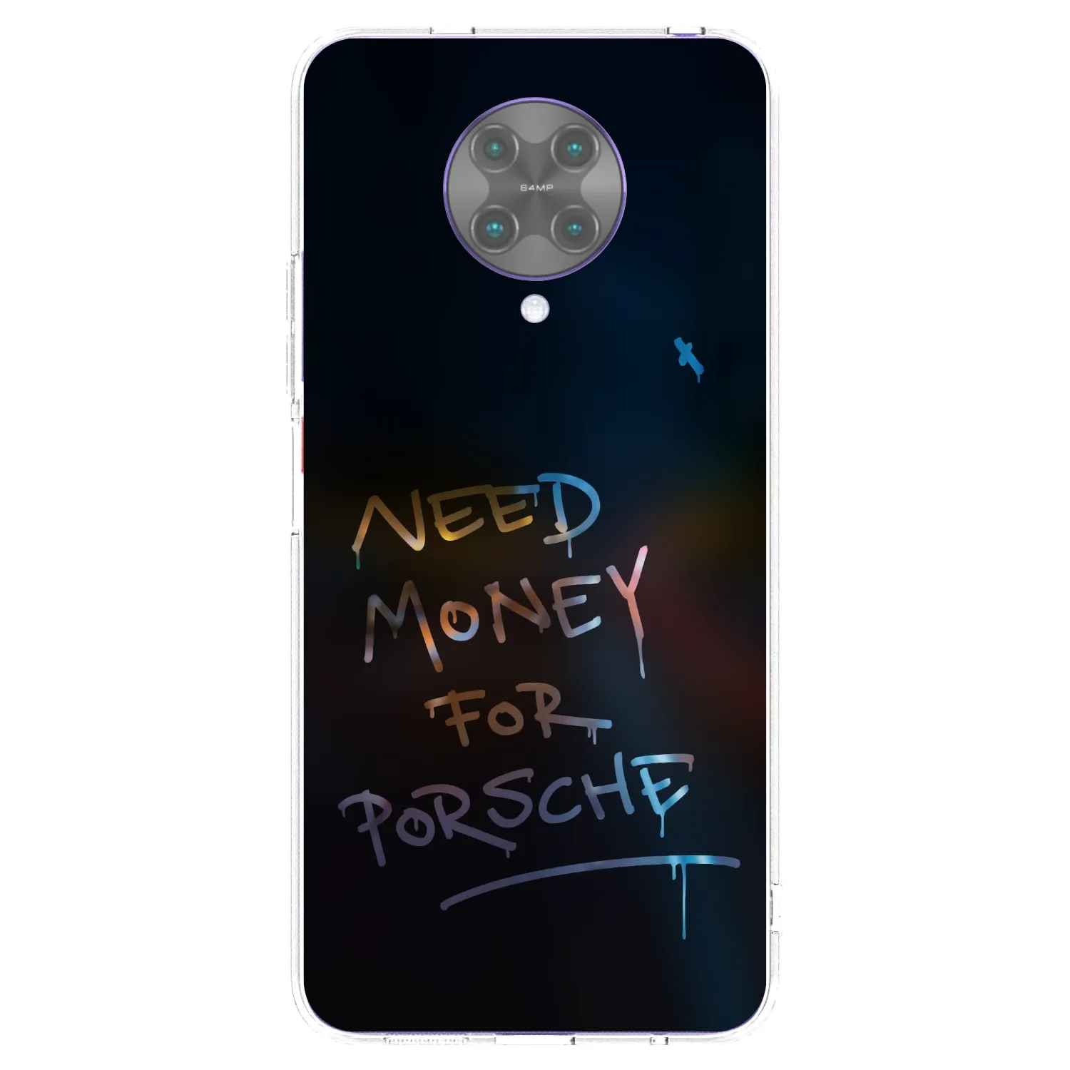 Picasee silikonový průhledný obal pro Xiaomi Poco F2 Pro - Neon Nights