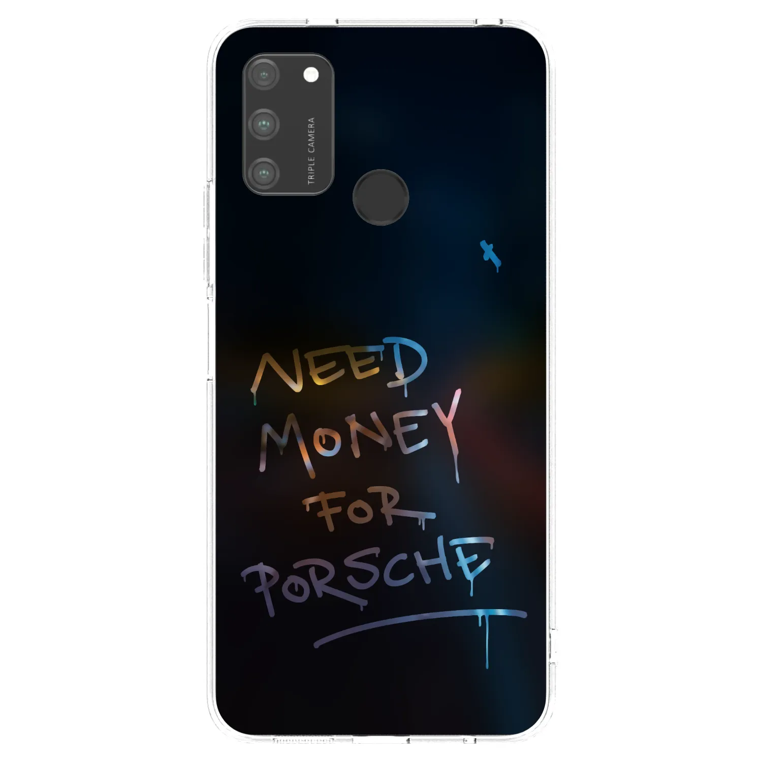 Picasee silikonový průhledný obal pro Honor 9A - Neon Nights