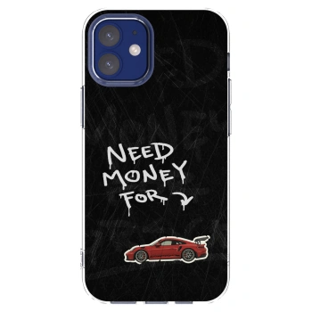 Picasee silikonový průhledný obal pro Apple iPhone 12 mini - Track Mode