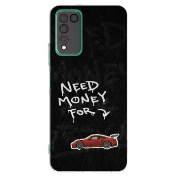 Picasee silikonový průhledný obal pro Honor 10X Lite - Track Mode