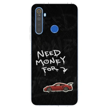 Picasee silikonový průhledný obal pro Realme 5 - Track Mode