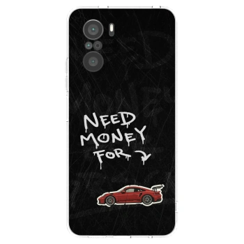 Picasee silikonový průhledný obal pro Xiaomi Poco F3 - Track Mode