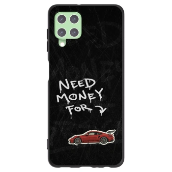 Picasee silikonový černý obal pro Samsung Galaxy A22 A225F 4G - Track Mode
