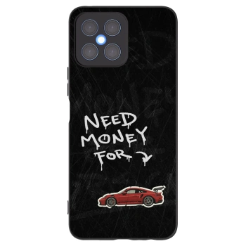Picasee silikonový černý obal pro Honor X8 4G - Track Mode