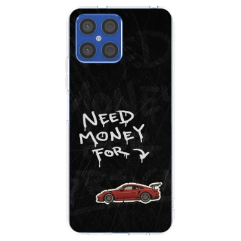 Picasee silikonový průhledný obal pro Honor X8 4G - Track Mode
