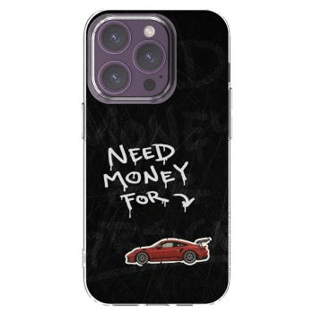 Picasee silikonový průhledný obal pro Apple iPhone 14 Pro - Track Mode