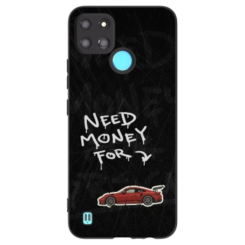 Picasee silikonový černý obal pro Realme C21Y - Track Mode
