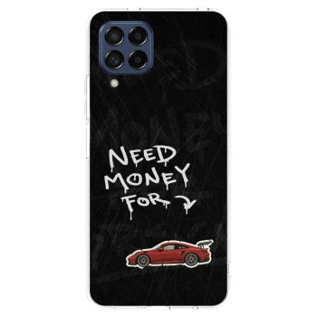 Picasee silikonový průhledný obal pro Samsung Galaxy M53 5G - Track Mode