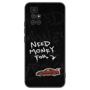 Picasee silikonový černý obal pro Xiaomi Redmi 10 (2022) - Track Mode