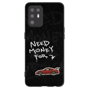 Picasee silikonový černý obal pro OPPO A94 5G - Track Mode