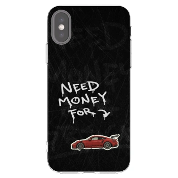 Picasee silikonový průhledný obal pro Apple iPhone X/XS - Track Mode