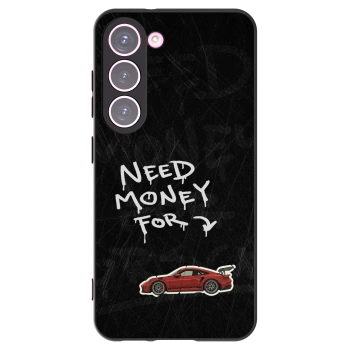 Picasee silikonový černý obal pro Samsung Galaxy S23 5G - Track Mode