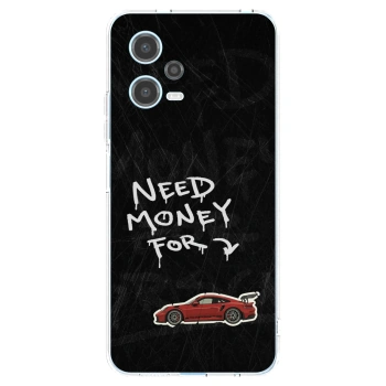 Picasee silikonový průhledný obal pro Xiaomi Redmi Note 12 5G - Track Mode
