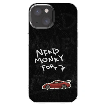 Picasee silikonový průhledný obal pro Apple iPhone 15 - Track Mode