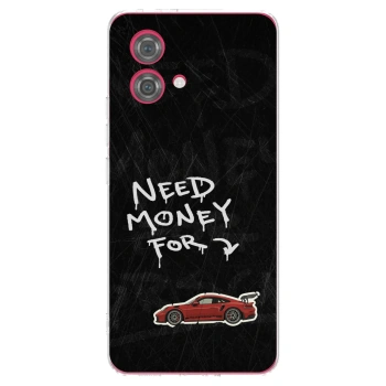 Picasee silikonový průhledný obal pro Motorola Moto G84 5G - Track Mode