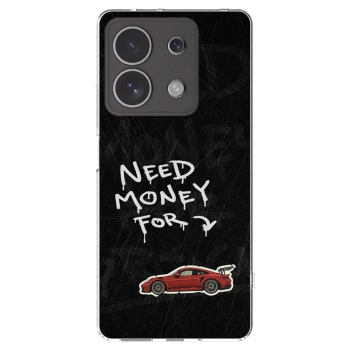 Picasee silikonový průhledný obal pro Xiaomi Redmi Note 13 4G - Track Mode