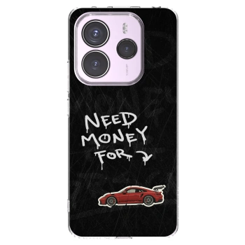 Picasee silikonový průhledný obal pro Xiaomi Redmi Note 14 5G - Track Mode