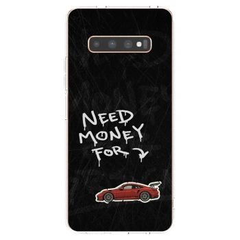 Picasee silikonový průhledný obal pro Samsung Galaxy S10 Plus G975 - Track Mode