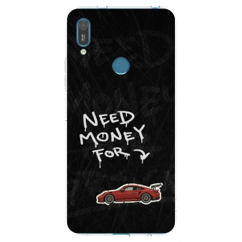 Picasee silikonový průhledný obal pro Huawei Y7 2019 - Track Mode
