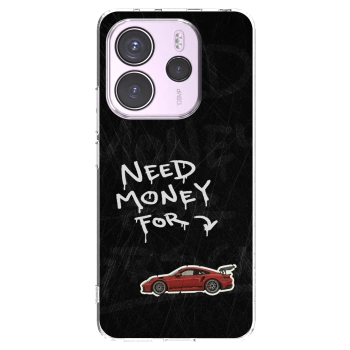 Picasee silikonový průhledný obal pro Xiaomi Redmi Note 14 4G - Track Mode